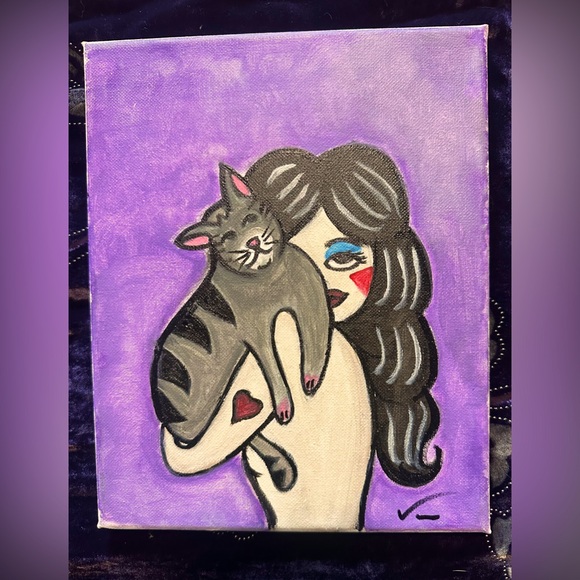 Other - Original painting on canvas 8 x 10